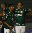 Gustavo Scarpa marcou o único gol do Palmeiras  Foto: Cesar Greco/Palmeiras