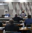 Comissão Parlamentar de Inquérito da Pandemia realiza oitiva do ex-ministro de Estado da Saúde.  Foto: Edilson Rodrigues/Agência Senado