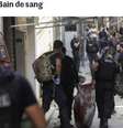 Reportagem do jornal francês Le Monde fala em 'banho de sangue'  Foto: Reprodução / BBC News Brasil