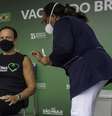Governador João Doria recebe a primeira dose da vacina CoronaVac  Foto: Leco Viana / Estadão Conteúdo