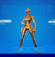 Lara Croft Golden (Anniversary Skin)  Foto: Fortnite / Reprodução