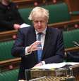 Primeiro-ministro do Reino Unido, Boris Johnson, no Parlamento em Londres
12/05/2021 Parlamento do Reino Unido/Jessica Taylor/Divulgação via REUTERS  Foto: Reuters