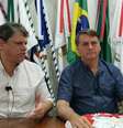 O presidente da República, Jair Bolsonaro, em live nesta quinta-feira, 20  Foto: Reprodução / Estadão
