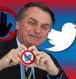 ‘Tá bloqueado, tá ok?’: Presidente Bolsonaro não se acanha em barrar usuários que o contestam e criticam  Foto: Foto: Marcos Côrrea / Presidência da República / Divulgação / Blog Sala de TV