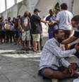 A fome, que crescia no Brasil na última década, acabou se agravando na pandemia  Foto: EPA / BBC News Brasil