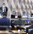Comissão Parlamentar de Inquérito aprovou a convocação de nove governadores  Foto: Agência Senado / BBC News Brasil