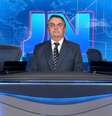 Desta vez, os âncora do ‘JN’, William Bonner e Renata Vasconcellos, não puderam noticiar o panelaço contra Bolsonaro  Foto: Isac Nóbrega/Presidência da República/Divulgação (Fotomontagem: Blog Sala de TV)