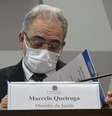 Marcelo Queiroga na CPI da Covid em junho  Foto: Edilson Rodrigues / Agência Senado