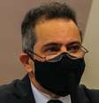 Élcio Franco depõe na CPI da Covid-19 no Senado Federal em Brasília (DF), nesta quarta-feira (9), que visa investigar as ações e omissões dos governos federa e estaduais, no combate a pandemia da Covid. (Cláudio Marques/Futura Press)  Foto: Futura Press