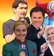 Silvio Santos, Hebe, Gugu, Serginho Groisman e Bozo encantaram várias gerações de telespectadores do SBT  Foto: Divulgação/SBT (Fotomontagem: Blog Sala de TV) 
