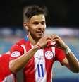 Angel Romero marcou duas vezes na estreia da Copa América  Foto: Amanda Perobelli / Reuters