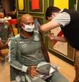 Felipe Melo recebe a vacina contra covid-19  Foto: Cesar Greco/Palmeiras