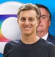 Huck sai do caminho eleitoral de Bolsonaro em 2022, mas anuncia a continuidade de seu ativismo político  Foto: TV Globo/Divulgação e Isac Nóbrega/Presidência da República/Divulgação (Fotomontagem: Blog Sala de TV)