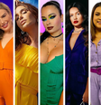 Famosas com as cores da bandeira LGBTQIA+ (Fotos: Instagram/Reprodução)  Foto: Elas no Tapete Vermelho