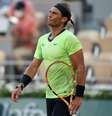Rafael Nadal durante partida contra Novak Djokovic em Roland Garros
11/06/2021 Susan Mullane-USA TODAY Sports  Foto: Reuters