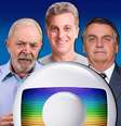 Com Lula e Bolsonaro ‘atirando’ contra a Globo de Huck, a cobertura da eleição presidencial poderá ser “loucura, loucura, loucura”  Foto: Reprodução/TV, TV Globo/Divulgação e Presidência da República/Divulgação (Fotomontagem: Blog Sala de TV)