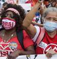 Protesto contra o Presidente Jair Bolsonaro, realizado na cidade do Rio de Janeiro, RJ, neste sábado, 19  Foto: Fernanda Pierucci/Futura Press