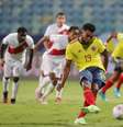 Pelo grupo do Brasil, Peru bate a Colômbia na Copa América  Foto: Reuters