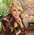 Joan Rivers entre a mansão esquecida e o palácio suspenso  Foto: Divulgação