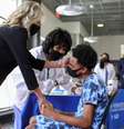 Primeira-dama dos EUA, Jill Biden, acompanha vacinação contra Covid-19 nos EUA
22/06/2021
REUTERS/Tom Brenner/Pool  Foto: Reuters