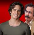 Diego Boneta e Martín Bello: a TV da Argentina também noticiou o incidente nos bastidores da série ‘Luis Miguel'  Foto: Divulgação (Fotomontagem: Blog Sala de TV)