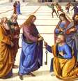 Cristo entrega as chaves do céu a Pedro  Foto: Pietro Perugino  / Wikimedia Commons