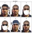 Montagem com possíveis disfarces de Lázaro Barbosa divulgada durante as buscas  Foto: Polícia Civil/Divulgação / Estadão