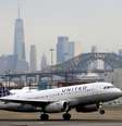 Avião da United decola de aeroporto com Nova York ao fundo
6/12/2019 REUTERS/Chris Helgren  Foto: Reuters