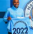 Fernandinho renovou com o Manchester City até junho de 2022  Foto: Manchester City / Twitter / @mancity / Estadão