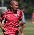 Miranda em treino do São Paulo no CT da Barra Funda  Foto: Divulgação/São Paulo FC