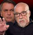 Paulo Coelho se tornou a voz mais crítica a Bolsonaro na imprensa cultural do exterior  Foto: Reproduções/YouTube (Fotomontagem: Blog Sala de TV)
