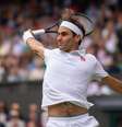 Federer venceu Sonego por 3 sets a 0 nesta segunda-feira, em Wimbledon Divulgação/Wimbledon  Foto: Divulgação / Wimbledon