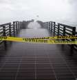 Céu nublado em Venice Beach, na Flórida, antes da chegada do furacão Elsa
06/07/2021
REUTERS/Octavio Jones  Foto: Reuters