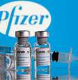 Frascos de vacina contra a Covid-19 em frente ao logo da Pfizer 
09/02/2021
REUTERS/Dado Ruvic/Ilustração  Foto: Reuters
