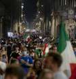 Festa da torcida italiana em Roma  Foto: ANSA / Ansa