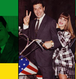 Elle e Ella, versões debochadas de Collor e Rosane: a política brasileira é, no fundo, uma grande novela  Foto: TV Manchete/Divulgação (Fotomontagem: Blog Sala de TV)