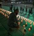 Pessoas acendem velas no Rio de Janeiro em homenagem aos mortos pela Covid-19
21/06/2021 REUTERS/Pilar Olivares  Foto: Reuters