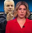 Bolsonarista roxo, Sikêra Jr. provoca novamente Daniela Lima, uma crítica ferrenha do presidente  Foto: Divulgação/RedeTV! e Reprodução/CNN Brasil (Fotomontagem: Blog Sala de TV)