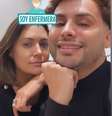 Michelle Bolsonaro e Agustin Fernandez no hospital acompanhando o presidente  Foto: 