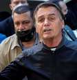 Bolsonaro elogiou a droga proxalutamida ao deixar hospital em SP  Foto: EPA / BBC News Brasil
