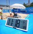 Termômetro marca temperatura de 44º Celsius às 11h18 em Tóquio  Foto: Reuters