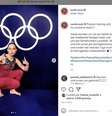Sarah Vossi, ginasta da Alemanha, fez uma postagem após o treino de pódio nesta quinta-feira  Foto: https://www.instagram.com/sarah.vossi/ / Estadão