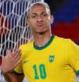 Richarlison comemora gol marcado contra Alemanha na estreia da seleção brasileira na Olimpíada de Tóquio
22/07/2021 REUTERS/Phil Noble  Foto: Reuters