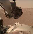 InSight chegou a Marte em 2018 e está coletando dados através de ondas sísmicas  Foto: EPA / Ansa - Brasil