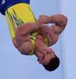 Caio Souza na prova de salto dos Jogos de Tóquio
24/07/2021
REUTERS/Mike Blake  Foto: Reuters