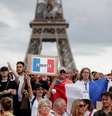 Manifestantes protestam contra medidas para conter a Covid-19 em Paris
24/07/2021
REUTERS/Benoit Tessier  Foto: Reuters