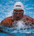 Felipe Lima durante a prova dos 100m peito neste sábado em Tóquio Jonne Roriz/COB  Foto: Jonne Roriz  / COB