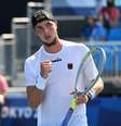 Jan-Lennard Struff venceu Thiago Monteiro neste sábado DPA/Picture Alliance/Reuters  Foto: DPA/Picture Alliance / Reuters