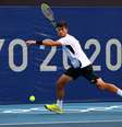 João Menezes foi derrotado por Cilic na estreia dos Jogos Olímpicos de Tóquio Edgar Su/Reuters  Foto: Edgar Su  / Reuters