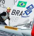 Robert Scheidt estreou na Olímpiada de Tóquio neste domingo (Divulgação)  Foto: LANCE!